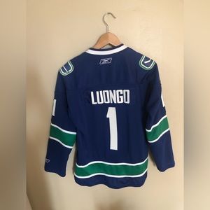 Official Reebok Vancouver Canucks Luongo Jersey Size Womens Large